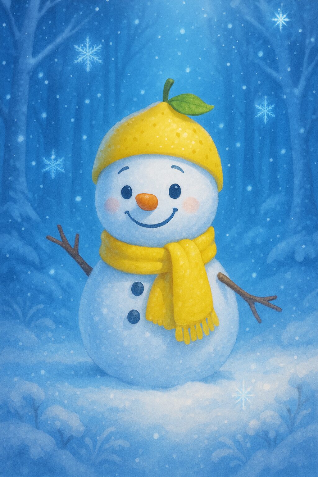 レモン雪だるま